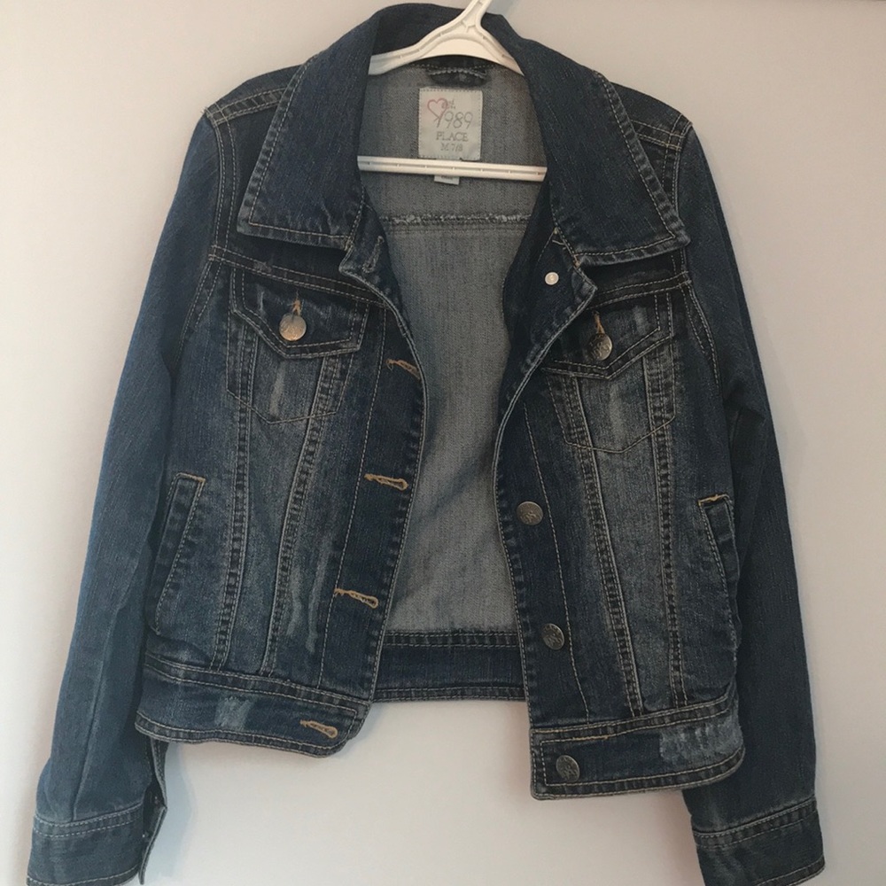 Girls Children’s Place jean jacket gently worn
